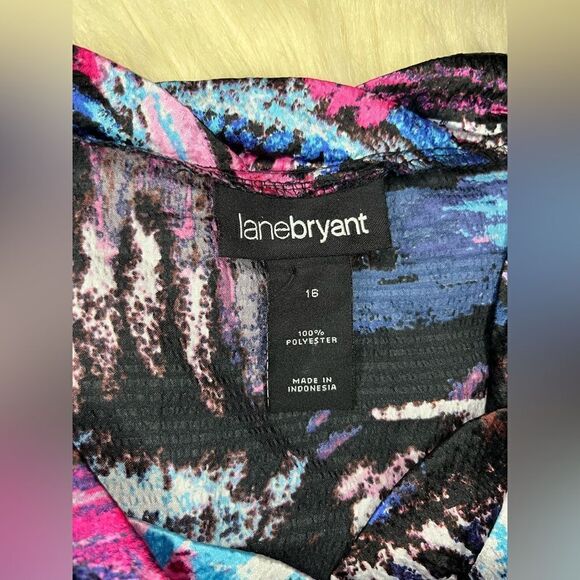 Lane Bryant colorful tunic dress sz 16 - Picture 2 of 5